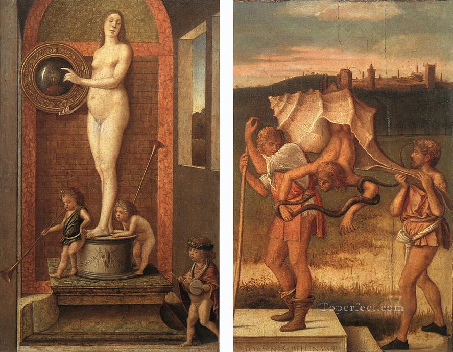 Four allegories 2 Renaissance Giovanni Bellini Oil Paintings